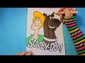 Scooby-Doo and Shaggy Rogers. Coloring pages #scoobydoo #coloring #kidsvideo