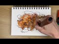 Untangle Your Thoughts & Feel Relief | Art Meditation | Mindful Drawing | Watercolor & Marker