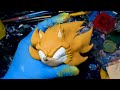 [FNF] Making Sonic & Fleetway Super Sonic Sculpture Timelapse [Chaos Nightmare] Friday Night Funkin'