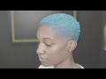 Drop Fade and Blue Curls! | GUIDED HANDS