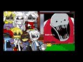 Undertale react to Horrortale AU 1/1 |Русс./Eng|