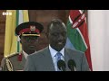 Kenya protests were 'treasonous' says William Ruto - BBC Africa