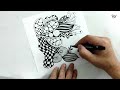 49 # 100 days of tangling | zentangle 100 day challenge | zentangle doodle art | zentangle art