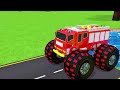 Police car, Excavator, Fire truck, JCB Guess The Right Key ESCAPE ROOM CHALLENGE Car Cage Game