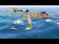 Irani Fighter Jets, Drone & Helicopters Attack on Israeli Army Weapons Convoy Jerusalem - GTA V