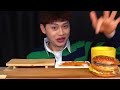 ASMR 맥도날드 트리플 치즈버거 🍔 치즈스틱 치즈볼 애플파이 치즈소스 찍먹방~!! McDonald's Cheese Burger 🧀Stick Apple Pie MuKBang~!