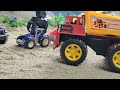 Mega RC Construction Site Action RC Excavator Dump Trucks Wheel Loader Dozer Tractors RC Vehicles 1