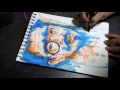 Captain Blue (watercolor painting) [draw with me #03]