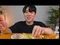 ASMR MUKBANG convenience store store, FIRE Noodle, HOT DOG, GIMBAP, Tteokbokki EATING SOUND !