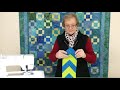 Tips & Techniques 232 - How to sew a patchwork braid or chevron.