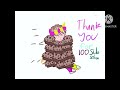 THANK YOU SO MUCH FOR 100 MUFFINS! (Subscribers)
