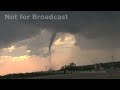 Dramatic Sunset Tornado Spotted near Eliasville, TX!