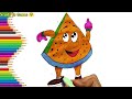 Colourfull Pizza Drawing For Kids | How To Draw Easy Drawing🌈