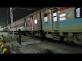 MUMBAI HAPA DURONTO  EXPRESS AND HIGH SPEED AHMEDABAD MANGROLE TRAIN CROSSING AT MANINAGAR AHMEDABAD