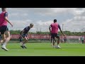 Limbering up for Lyon 💪 | INSIDE TRAINING | Gym work, rondos and more | Emirates Cup