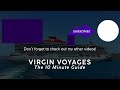 The 10 Minute VIRGIN VOYAGES Guide · 🛳️ What Makes Them Different & Why They're SO GOOD!