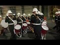 Incredible Spectacle As the Royal Marines Return To Waterloo after the Kings #Coronation Rehearsal