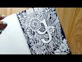 Relaxing Zentangle Art: Step-by-Step Guide to Drawing the Letter 