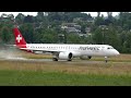 Brand New!! Helvetic Airways Embraer E195-E2 Take-Off at Bern
