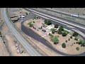 Flights over the Arizona Nevada New Mexico desert