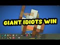 Giant Idiots Vs Super Geniuses in Worldbox