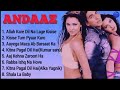 Andaaz Movie All Songs Mamta Kulkarni & Kumar Sanu Movie Jukebox Songs