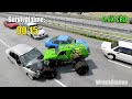 Big vs Medium vs Small Monster Trucks #3 - Beamng drive