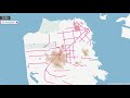 The evolution of San Francisco public transit