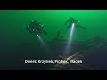 Inside the Terra wreck on Baltic sea