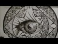 How to draw mandala (7) - Jak narysować mandalę (7) zentangle, doodling
