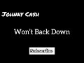 Johnny Cash - Won’t Back Down (Cover)