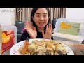 MUKBANG DIMSUM INARASA SIOMAY AYAM MOZA NORI MENTAI GYOZA #michloveeat