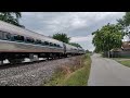 Amtrak 50 with 2 special units. 6/25/24
