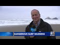 Wild Waves Draw Sightseers to Hazardous Bay Area Beaches