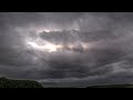 01 Thunderstorms in the cloudy sky - video footage