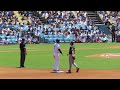 なんと塁上で見つめ合う大谷！フリーズがやば過ぎたw 現地映像