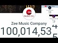 Zee Music Company 100 MILLION SUBSCRIBERS!!! (3 day timelaspe)