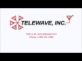 Telewave TPRC-1505 Pass/Reject Cavity Tuning