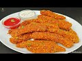 Crispy Tandoori Chicken Fried Strips Recipe | Make And Freeze Ramadan Special Recipe