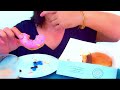 ASMR EATING | DONUTS | KRISPY KREME | ICED CHOCOLATE | MUKBANG NO TALKING |EATING SOUNDS | MEB ASMR