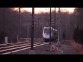 Amtrak and Shore Line East Trains at Miner's Lane