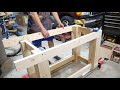 How to Build a Woodworking Bench w/ FREE PLANS // TheTranq