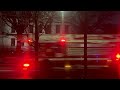 [RIDE] Green Line Lead Car 3821B Ride Heath St to Northeastern (E Branch) on a Drizzly Evening #MBTA