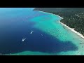 FLYING OVER LAKE TAHOE (4K UHD) Amazing Beautiful Nature Scenery with Relaxing Music | Piano Music