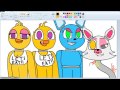 FNAF Speedpaint ~{The Girls}~ FNAF 1+2