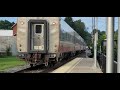 Amtrak P371 Pere Marquette With A Phase 7 ALC-42 Leading At Bangor MI 7/12/24