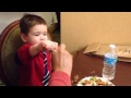 Joshua Learning to use Chopsticks