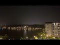 Thunder and lightening storm over Disney World