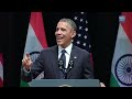 President Obama Addresses the People of India