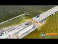 Sanibel Causeway Repair Progress - Drone Video - October 10th, 2022